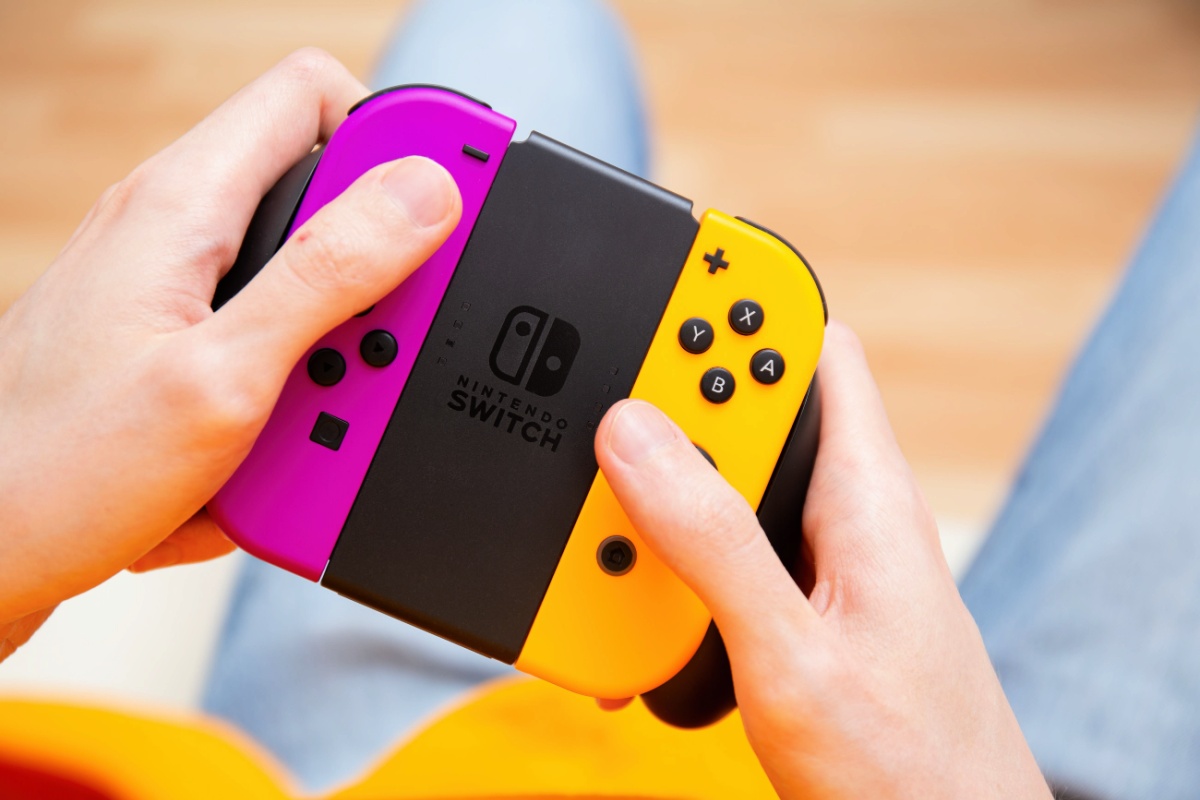 Les Joy-Con de la Nintendo Switch.