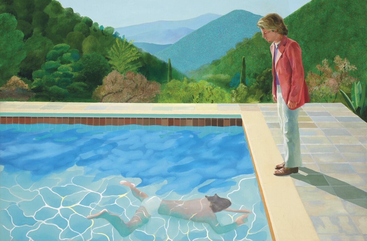Portrait of an Artist (Pool with Two Figures).