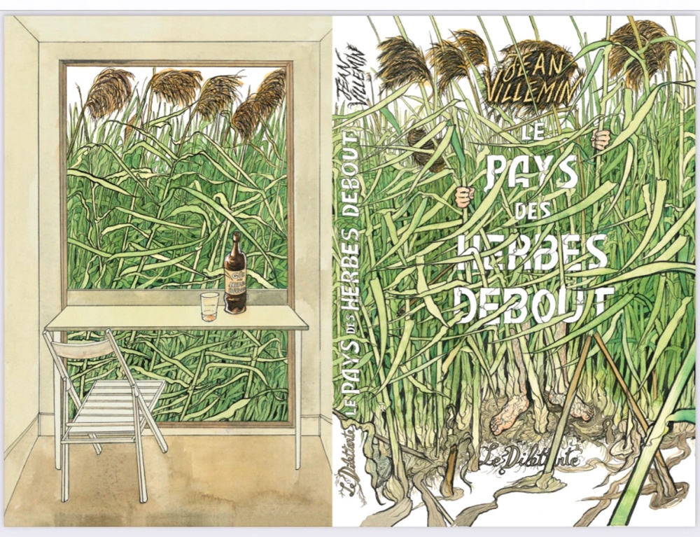 “Le pays des herbes debout” est le premier roman de l'illustrateur Jean Villemin.