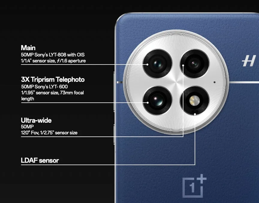 OnePlus 13 camera specs