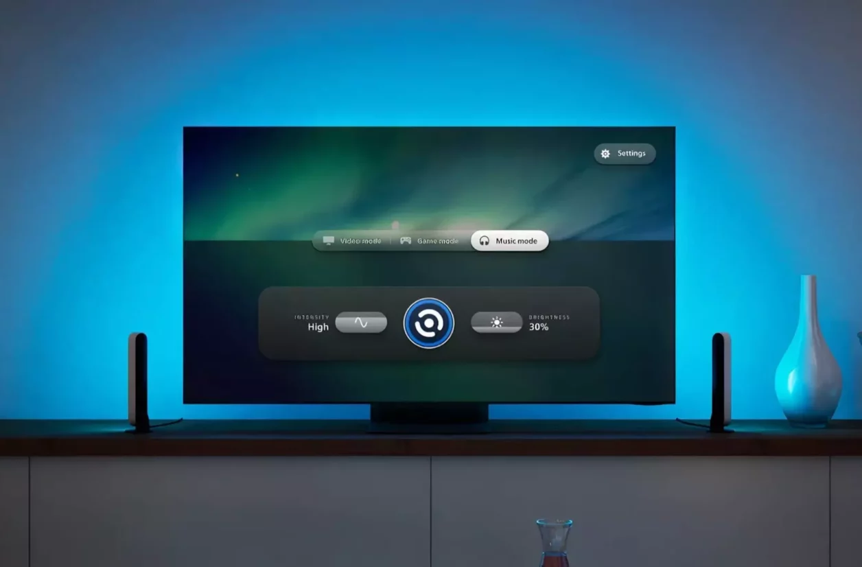 Une appli à 130 € pour synchroniser ses lumières Philips Hue arrive sur les TV LG