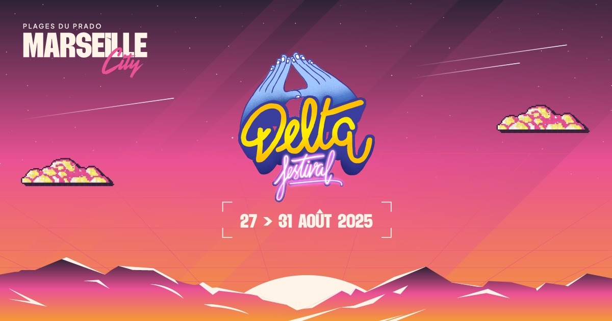 L'affiche du Delta Festival à Marseille.