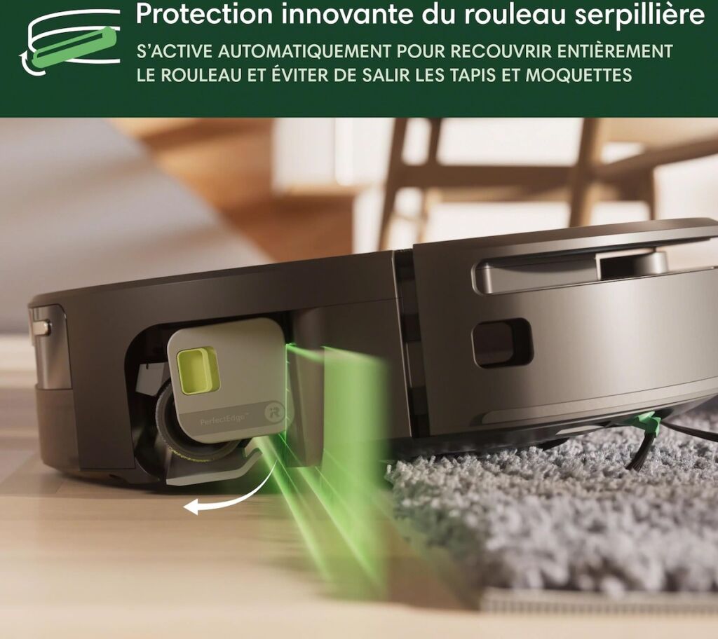 Aspirateurs robots : pourquoi remplacer les serpillères par des rouleaux lavants ?