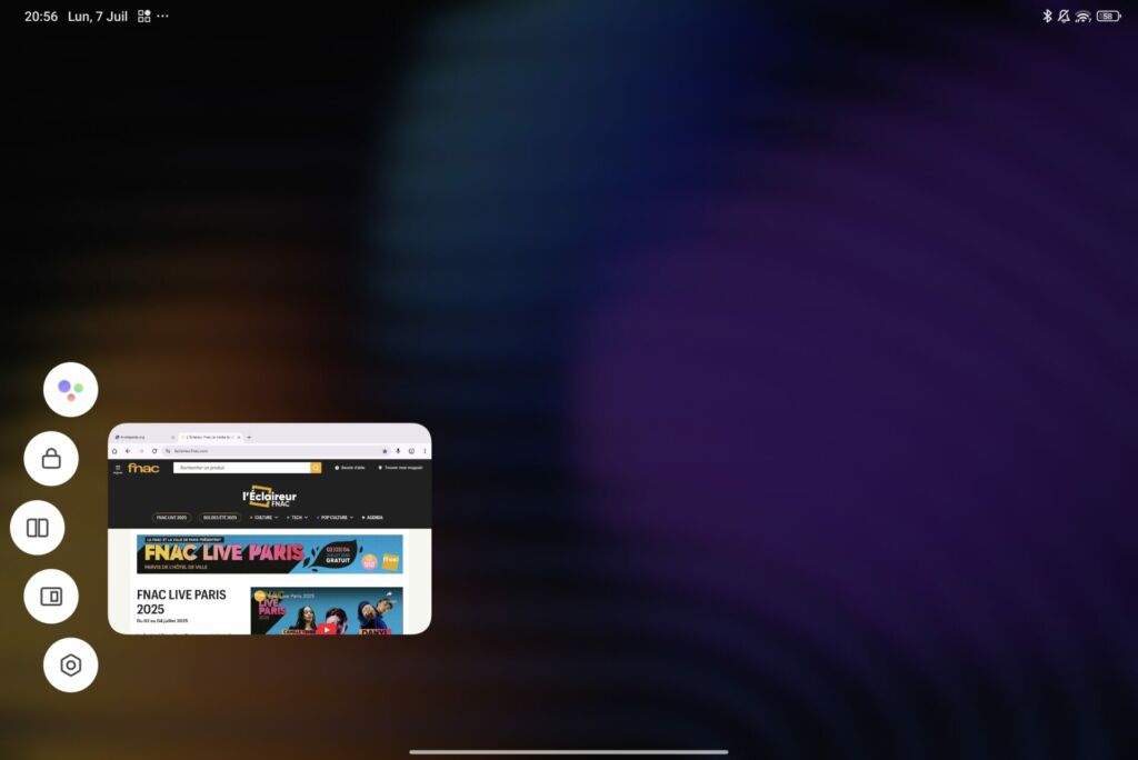 Xiaomi pad 7 Pro multitâches