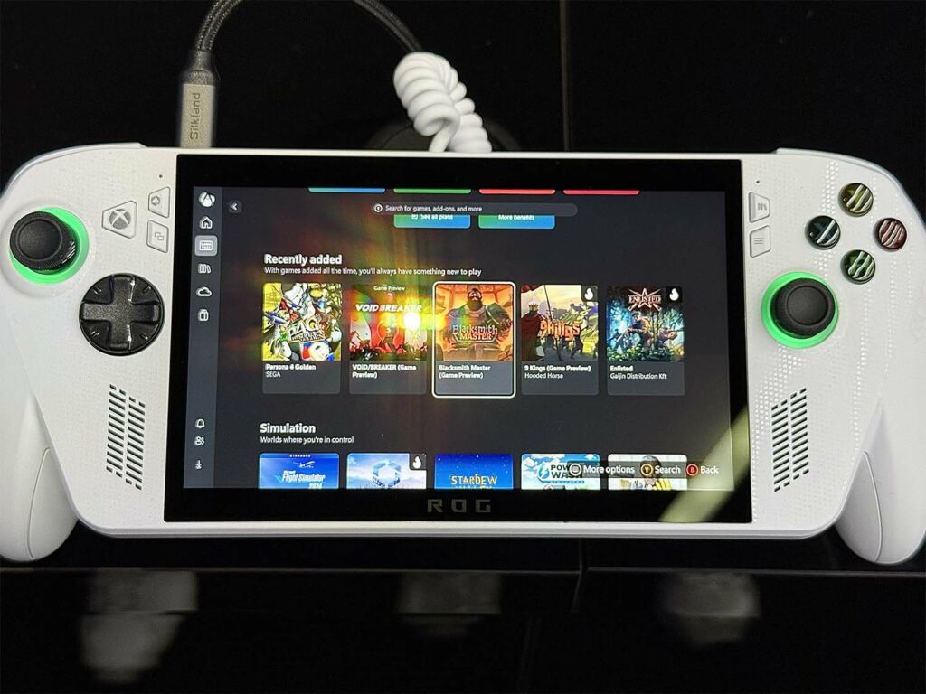 Prise en main Asus ROG Xbox Ally