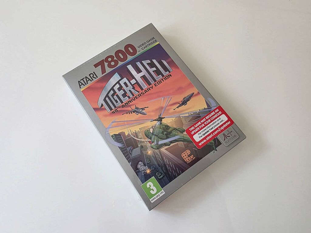 Test Tiger-Heli sur Atari 7800+