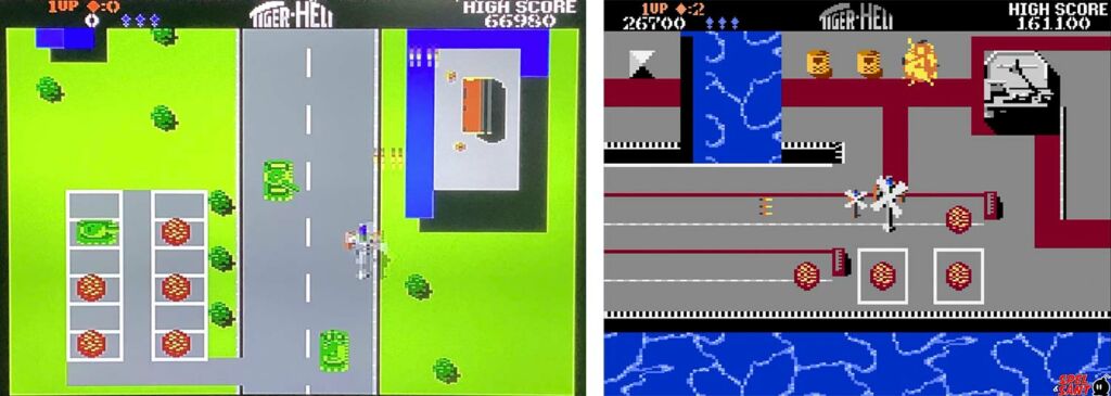 Test Tiger-Heli sur Atari 7800+