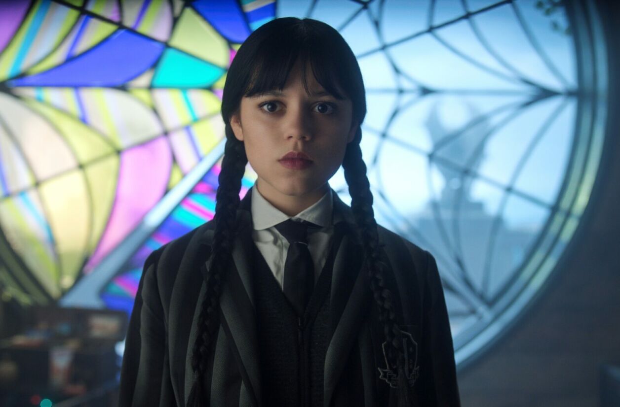 Jenna Ortega dans la saison 2 de “Mercredi”.