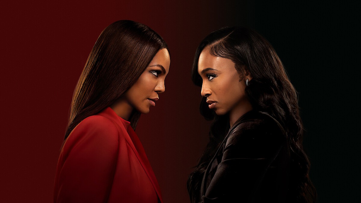 Crystle Stewart et Taylor Polidore Williams dans la saison 2 de “Beauty in Black”.