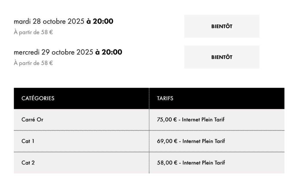 Concert Clair Obscur Expedition 33