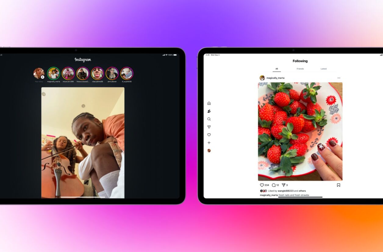 Vous ne rêvez pas : Instagram est maintenant adapté sur iPad