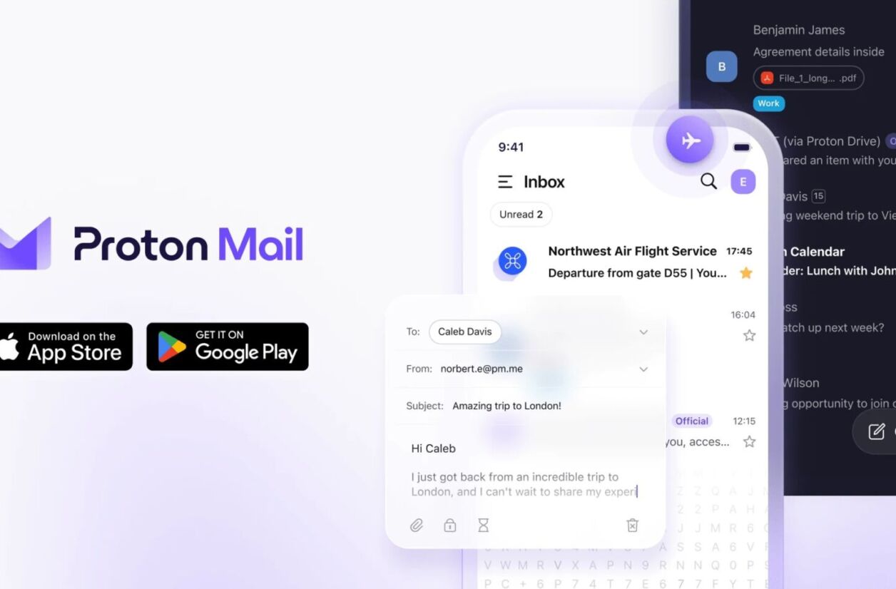 Proton Mail fait peau neuve sur smartphones