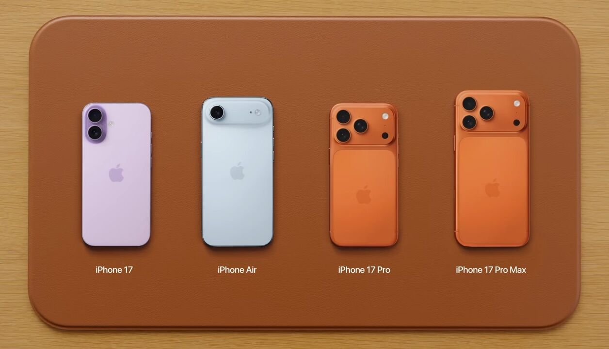 Tous les nouveaux iPhone d'Apple.