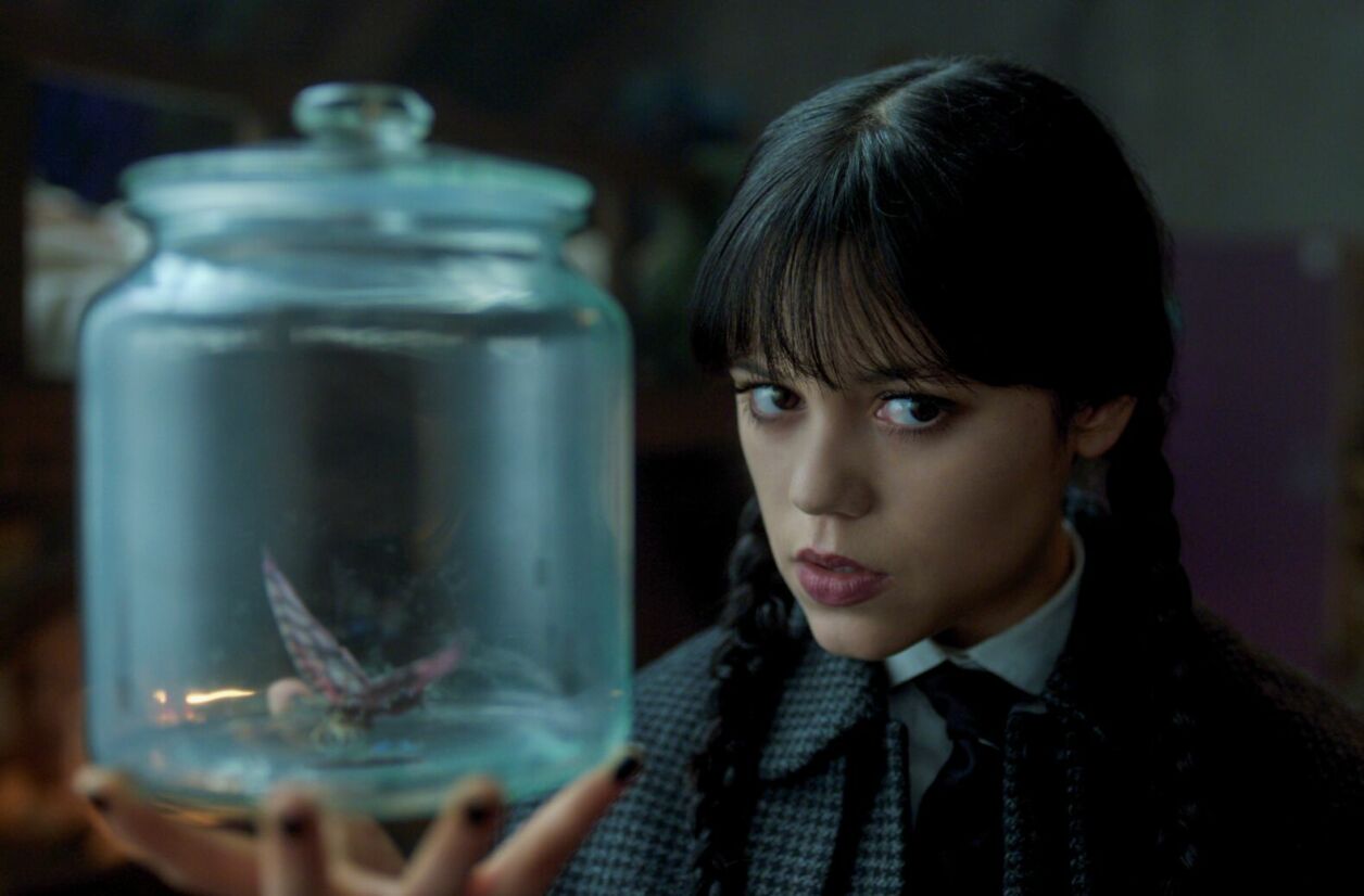 Jenna Ortega dans la partie 2 de la saison 2 de Mercredi.