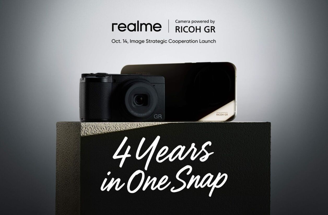 Le fabricant de smartphones realme s'associe au géant de la photo Ricoh