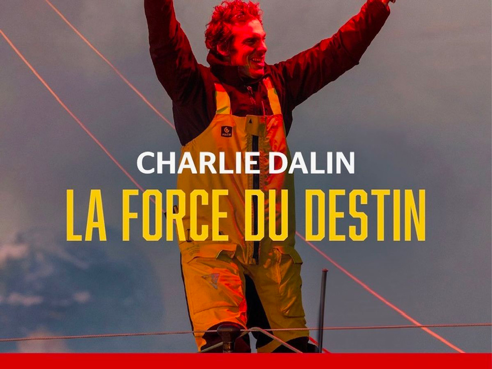 Charlie Dalin dévoile son livre “La force du destin“, le 9 octobre 2025.