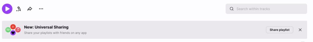 Deezer playlists universelles