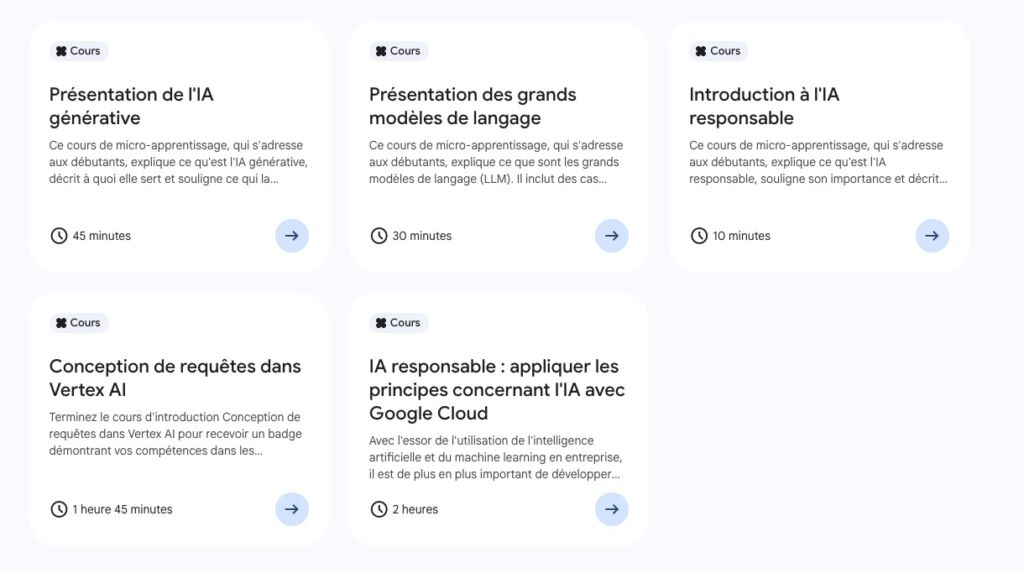 Google Skills découverte IA Générative