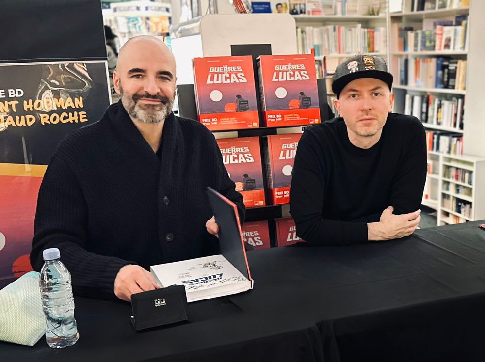 Renaud Roche et Laurent Hopman dévoilent le tome 2 de la BD “Les guerres de Lucas”, le 8 octobre 2025. 