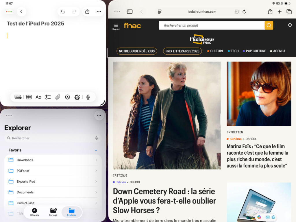 Test iPad Pro M5 (2025)