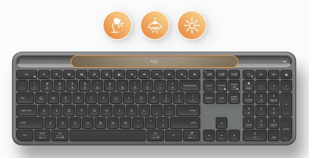 Test Logitech Signatur Slim Solar Plus K980