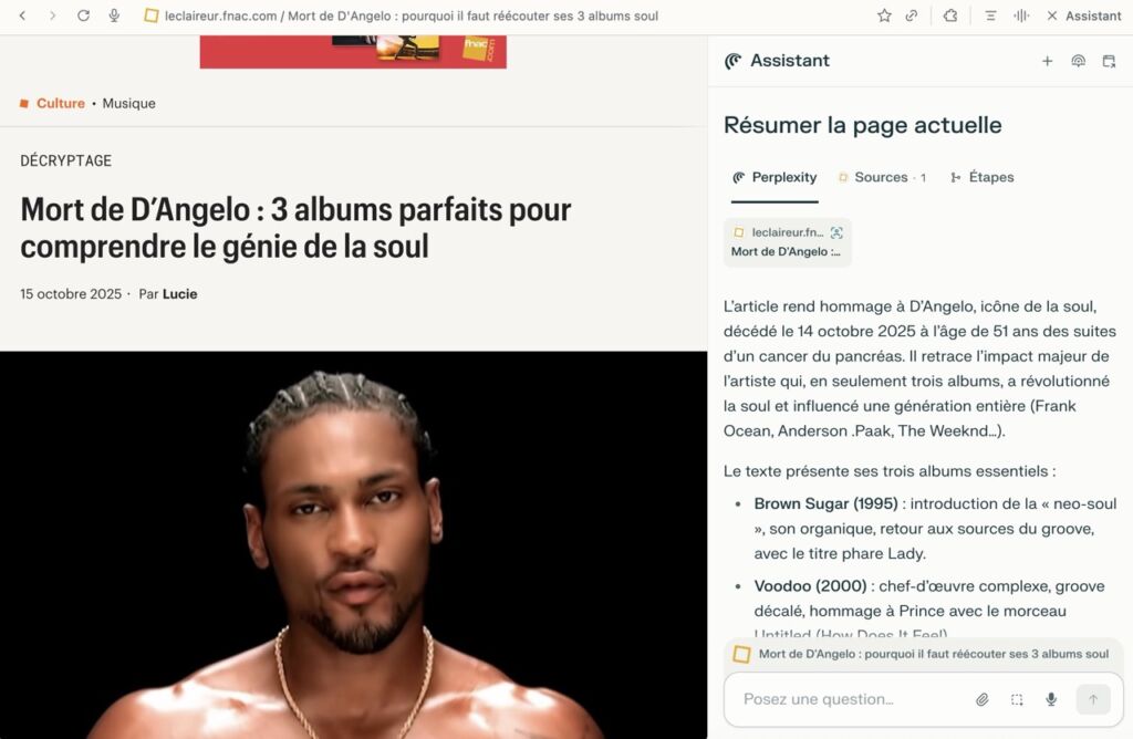 Test Comet Perplexity