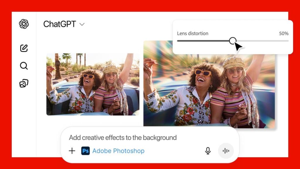 Photoshop est désormais intégré à ChatGPT