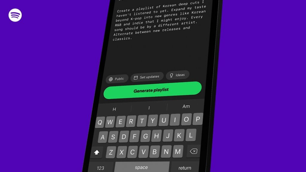 Spotify playlists IA