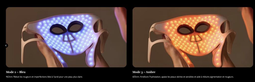 Masques LED anti-âge