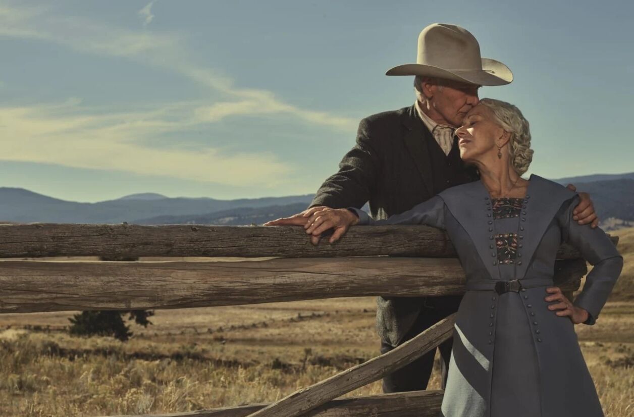 Harrison Ford et Helen Mirren dans “1923”.