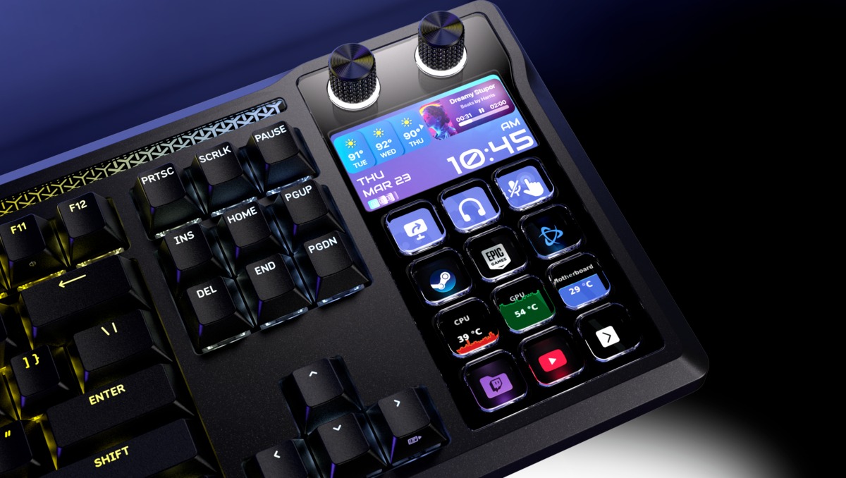CES 2026 : Corsair libère votre bureau et intègre un Stream Deck dans son nouveau clavier