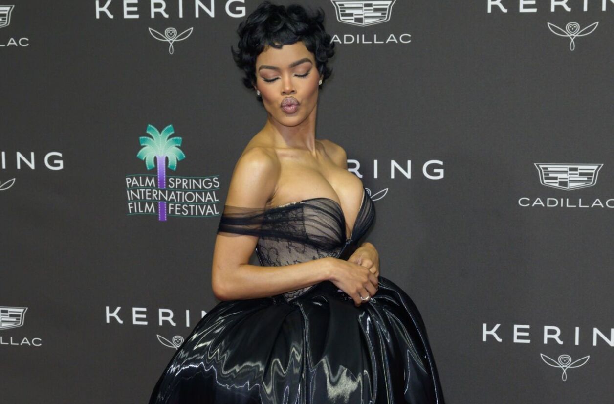 Teyana Taylor aux Golden Globes.