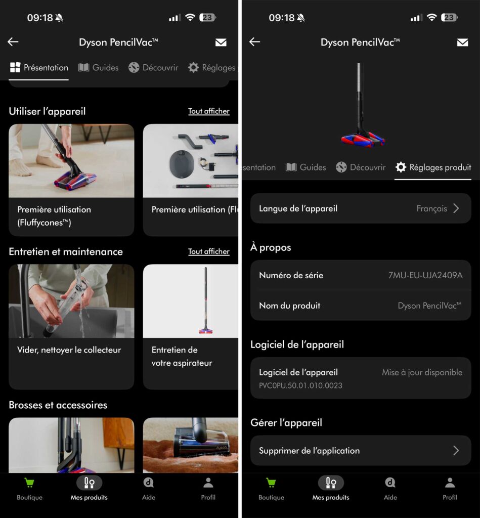 Test Dyson PencilVac