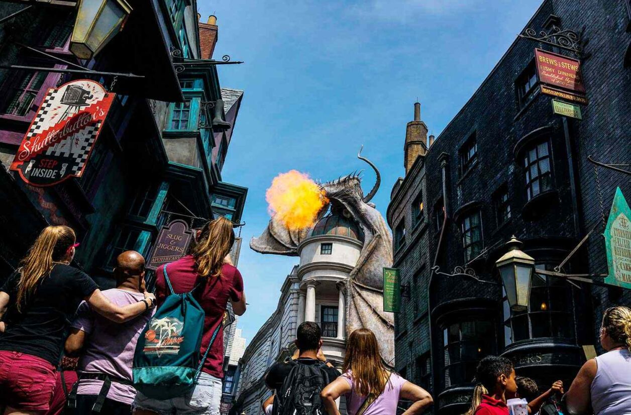 Le parc d'attractions Universal, à Orlando (Floride).