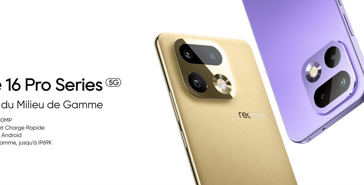 Realme dévoile la série 16 Pro et vient concurrencer Nothing