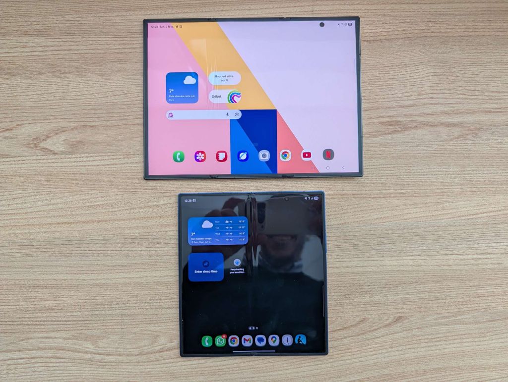 Test Samsung Galaxy Trifold