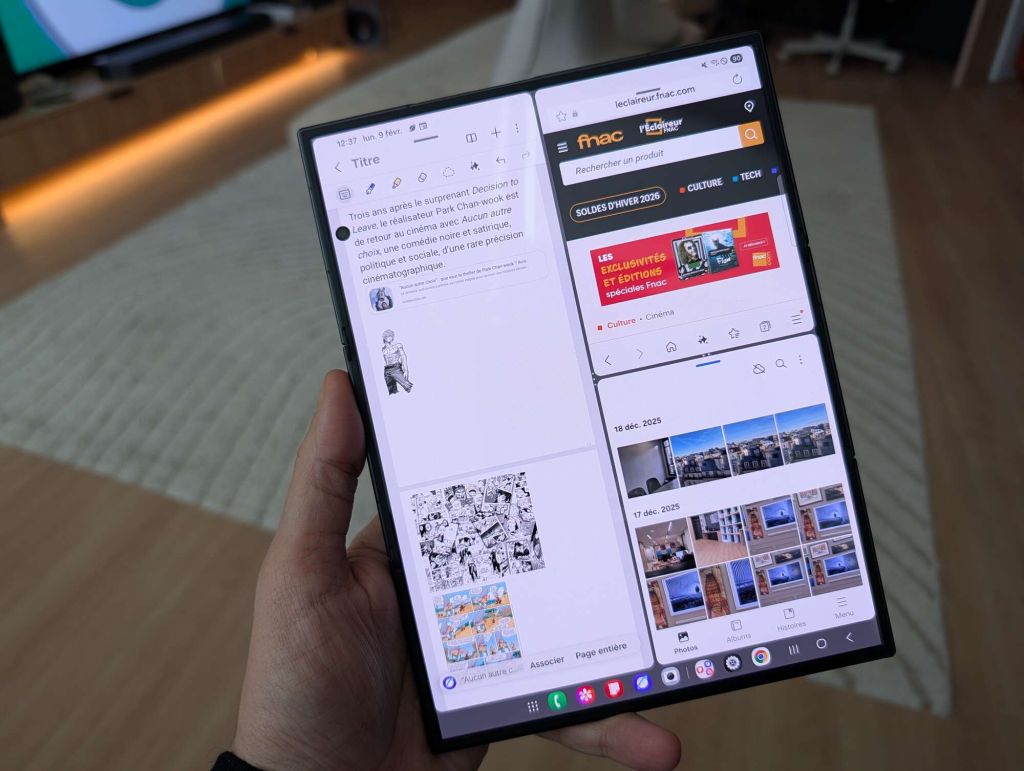 Test Samsung Galaxy Trifold