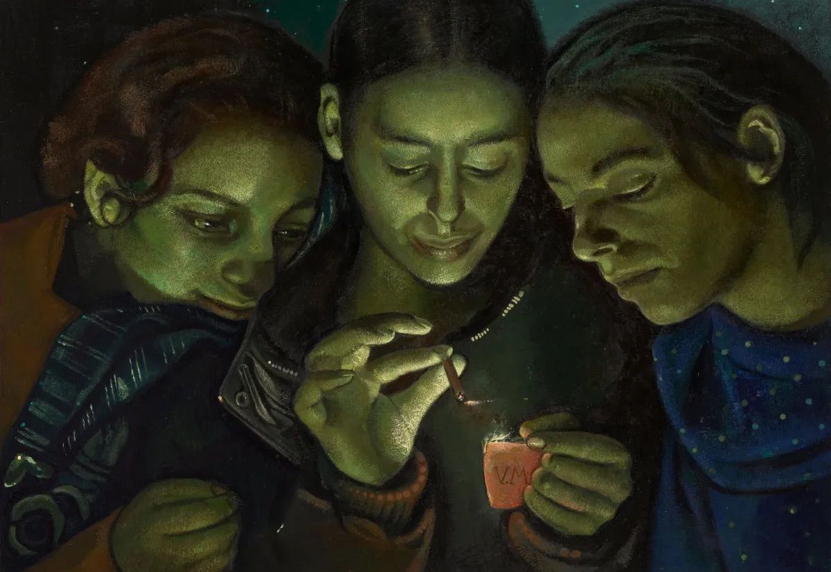 Victor Man, “Titiriteros”, 2023, Pinault Collection.