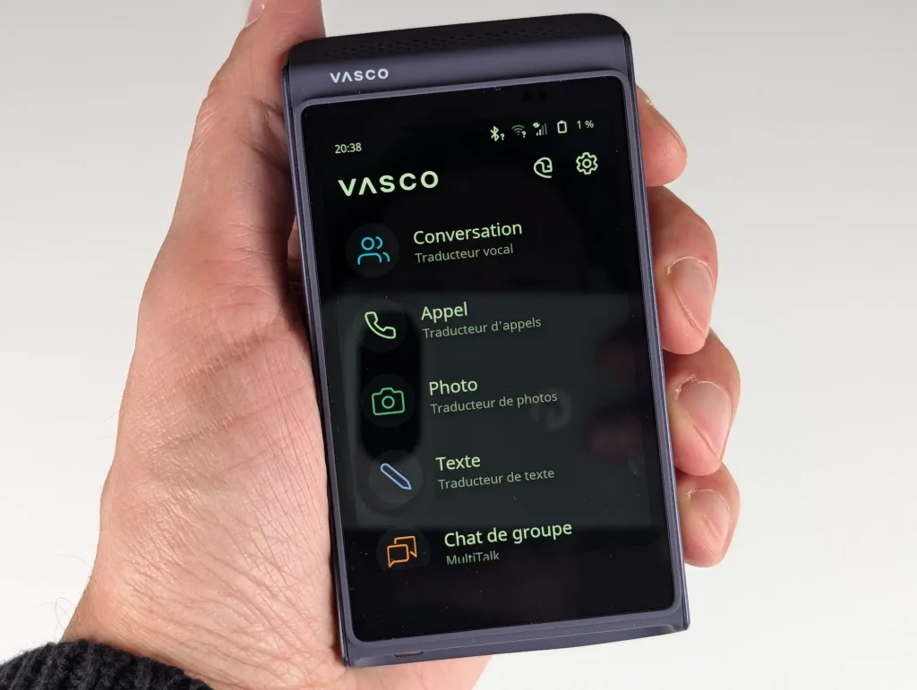 Test du Vasco Translator Q1
