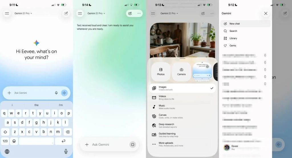 Google Gemini appli iOS 26
