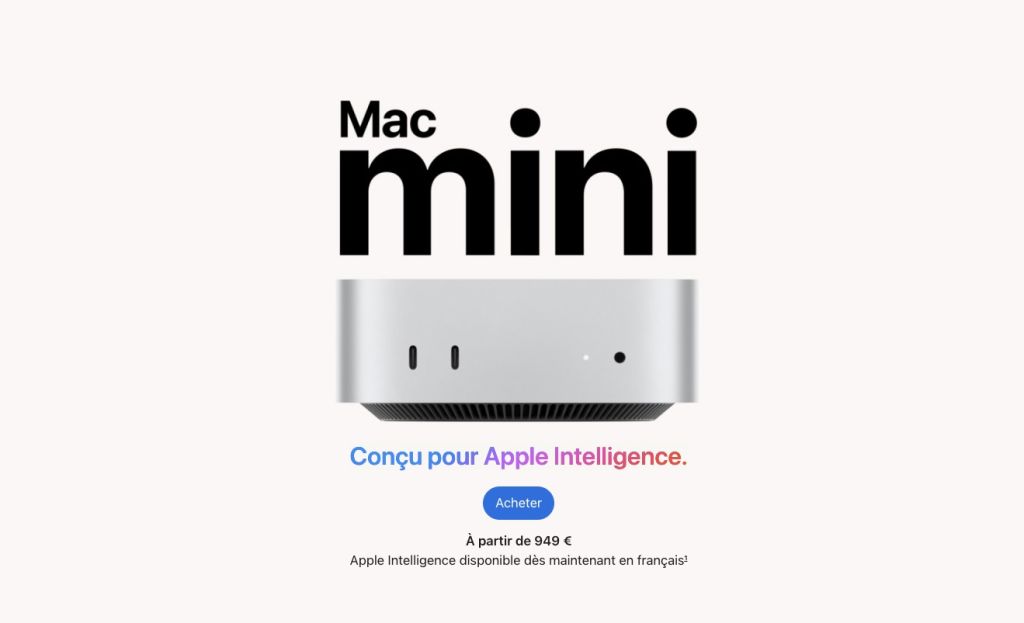 Mac mini Apple store