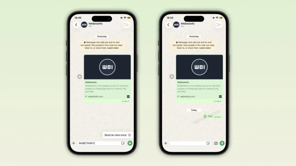 WhatsApp message autod&eacute;truit