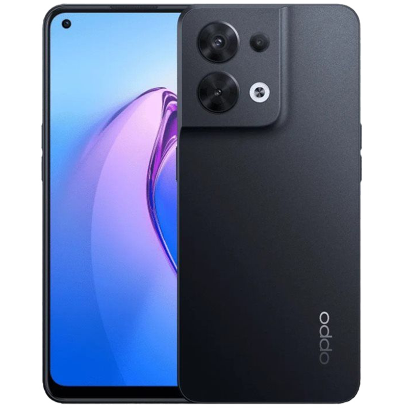 Custodia A Portafoglio Con Supporto Per Oppo Reno 8 5G | Pelle PU Con Slot Carte E Chiusura Magnetica