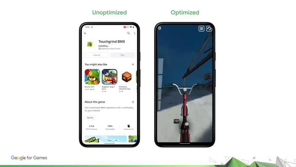 Android 12 : il sera possible de jouer à un jeu sans attendre son téléchargement complet