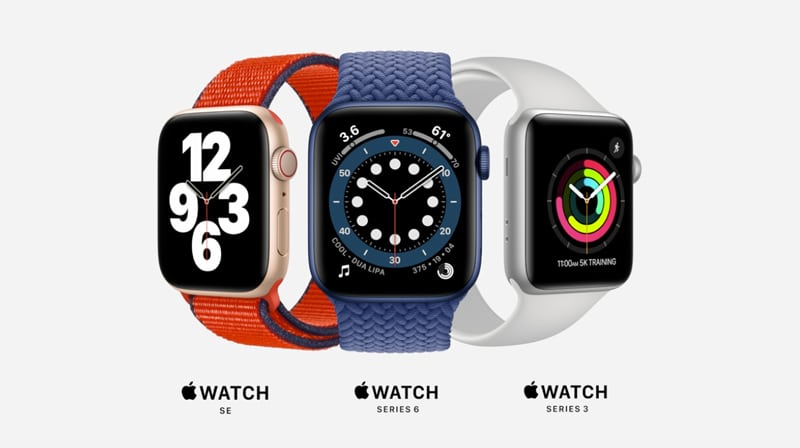 Apple annonce la Watch Series 6 et enrichit sa gamme d'une Watch SE plus abordable