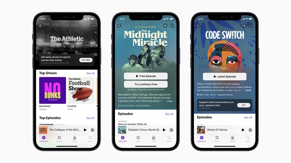 Apple Podcasts : les abonnements payants arrivent le 15 juin