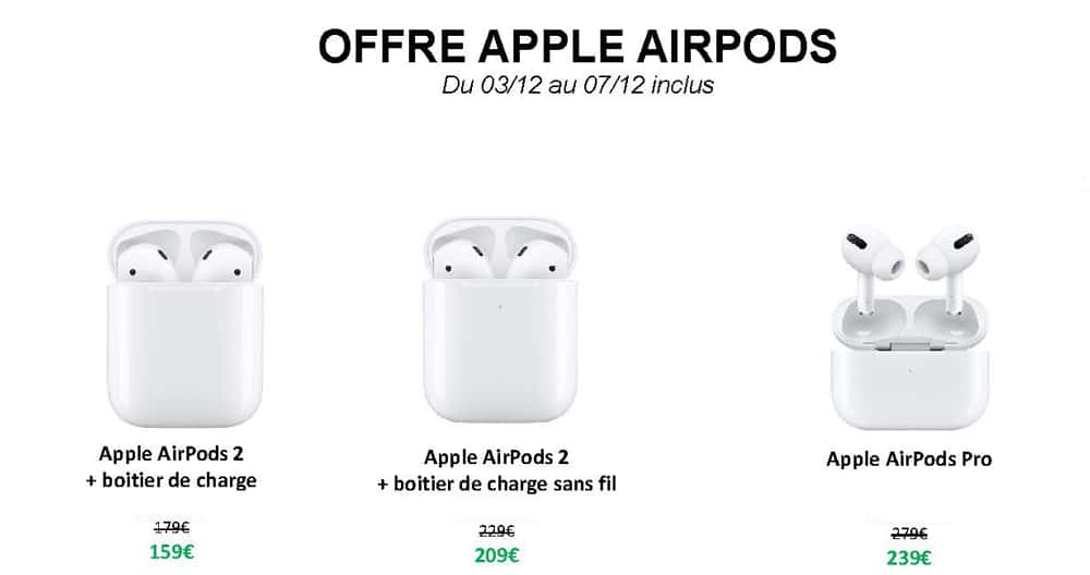 Bon plan - AirPods : tous les écouteurs sans fil Apple en promotion