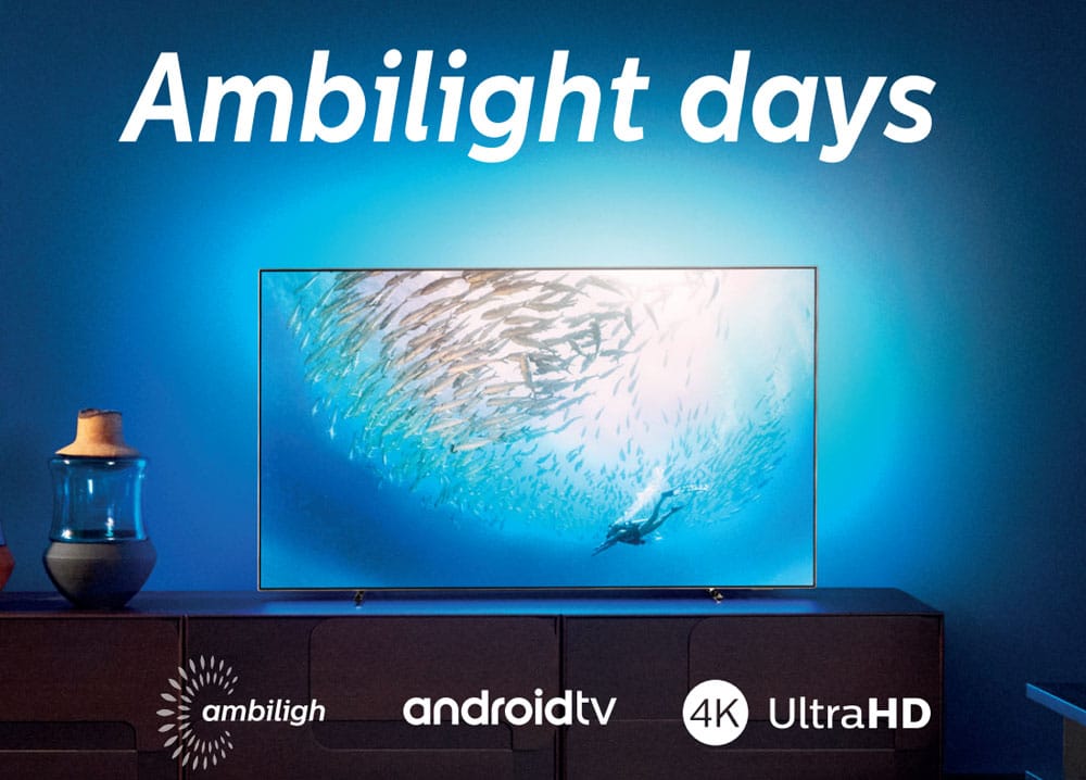 Bon plan - Philips rembourse jusqu'à 300 euros pour l'achat d'un TV Ambilight
