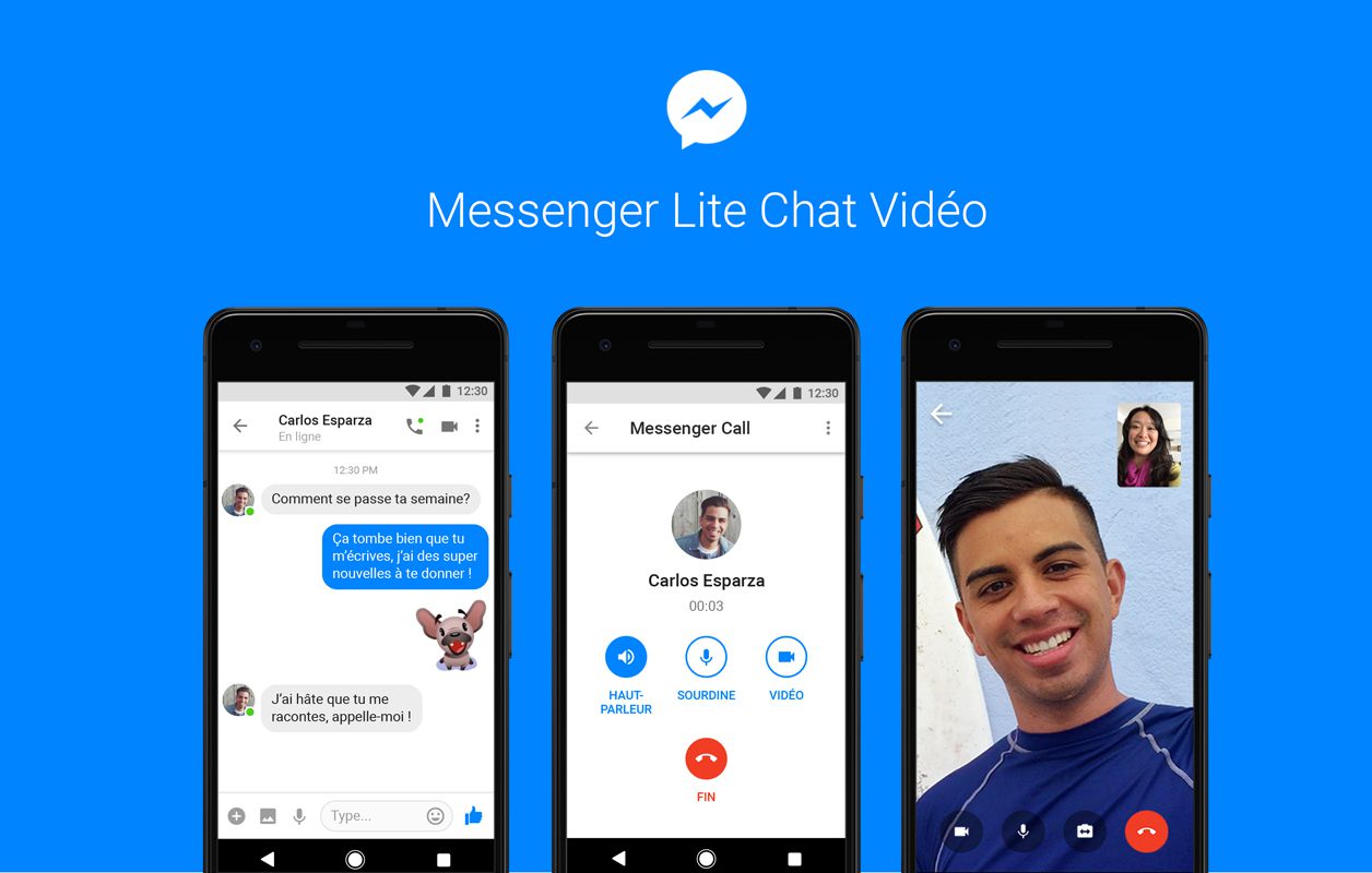 Facebook ajoute le chat vidéo à son application Messenger Lite