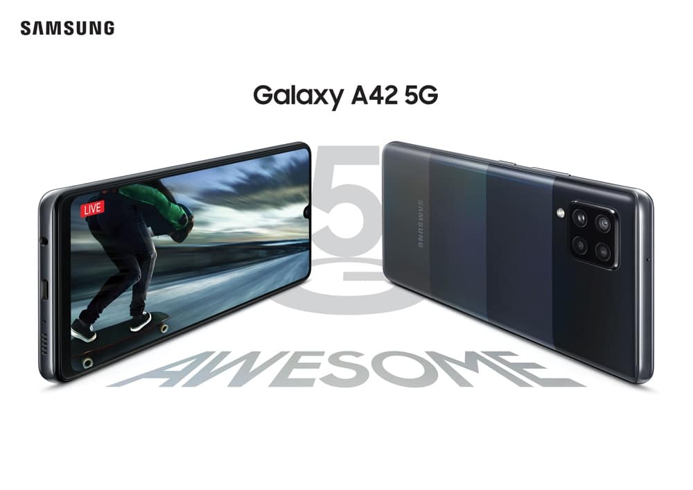Galaxy A42 5G : Samsung lance un smartphone 5G accessible